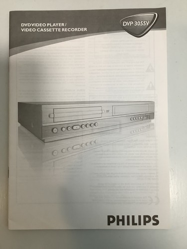 Phillips dvp 3055v vcr - phillips, vcr/dvd