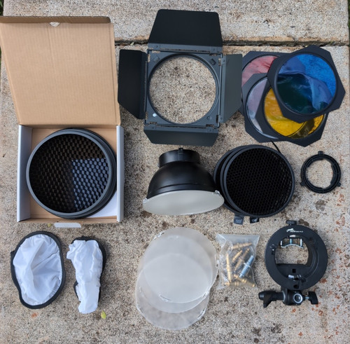 Studio flash modifier kit - flash,