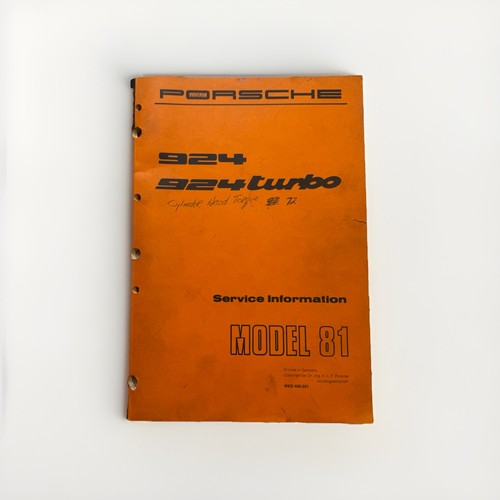 Porsche 924 turbo - 1981, oem