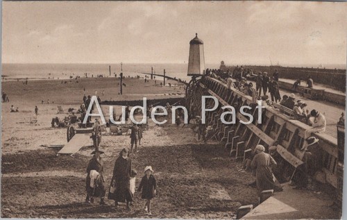 Vintage photogravure beach - vintage,