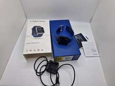 Fitbit Blaze Smart Fitness Tracker Watch Navy Blue Tested Working 