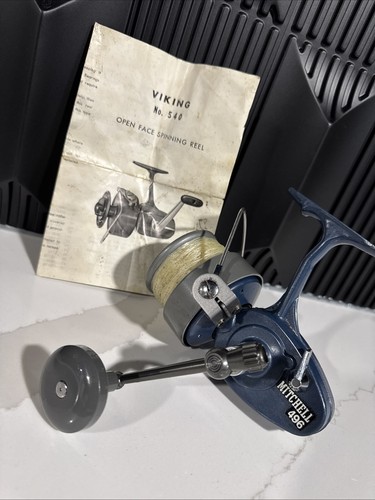 Vintage mitchell 496 fishing - mitchell,