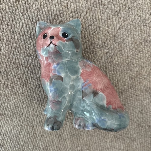 Park rose pottery cat - park,