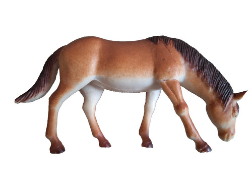Horse toy plastic 8cm x - plastic,, 14cm