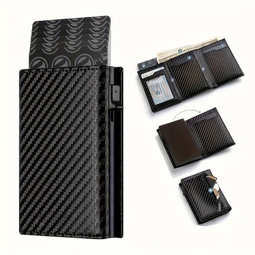 Mens trifold carbon fibre - trifold,