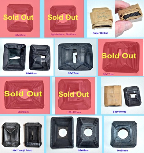 Folding camera bellows - bellows,