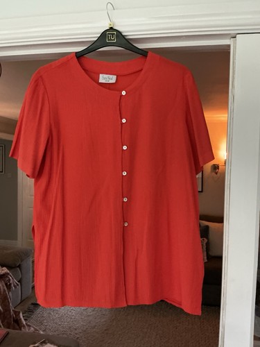 Sara neal burnt orange top - sara,