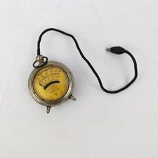 Vintage Voltmeter Tester Gauge Meter Steampunk Electrical Tsting Voltmeter