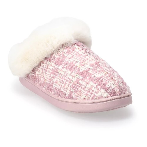 Pink lilac tweed - pink,