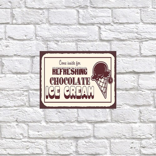 Refreshing ice cream retro - ice, cream,