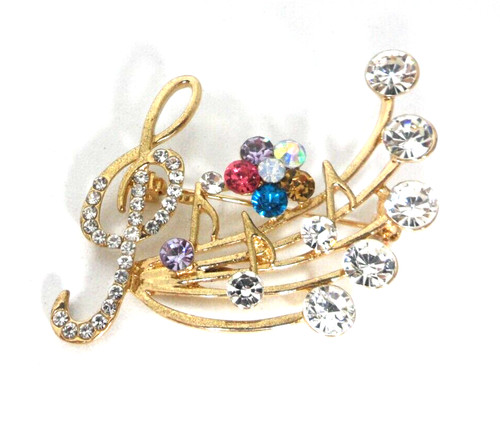 Vtg musical note - musical, brooch