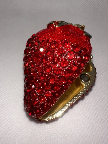 Red strawberry bejewelled - strawberry,