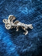 1960s Solid Silver Charm of a