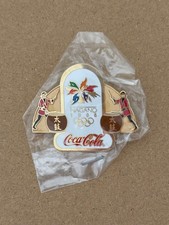 Nagano Olympics Coca-Cola Collaboration Pin Badge Japanese Drum