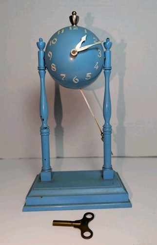 Antique globe clock worlds - antique,