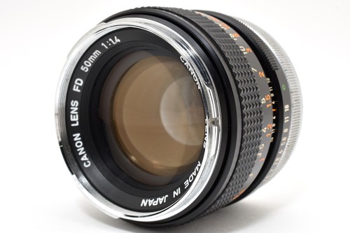 Canon 50mm 4 standard - fd, f/1.4