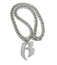 RUFF RYDERS PENDANT SILVER 30"