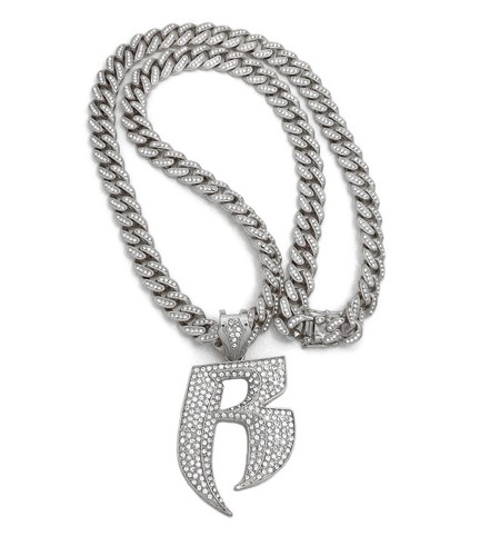 Ruff ryders pendant silver - ruff, 30"