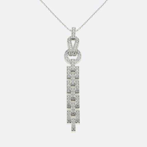 Cartier diamond agrafe - cartier,