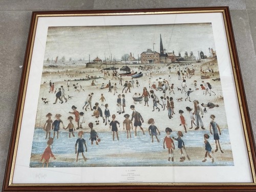 Lowry vintage large - vintage, framed