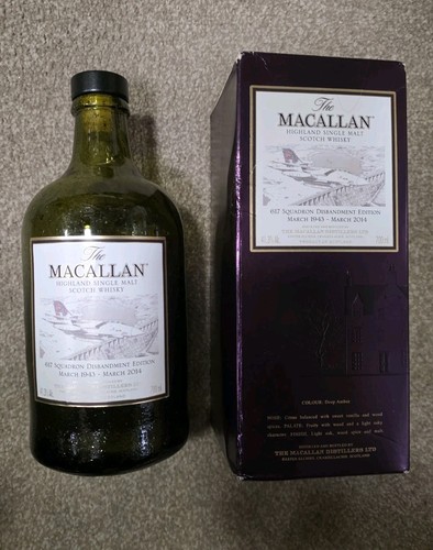 Rare macallan 617 squadron - macallan,