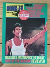 Kung Fu Monthly Magazine No 72 Bruce Lee - With Fold out Poster