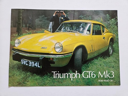 Triumph gt6 mk3 - mk3, sales