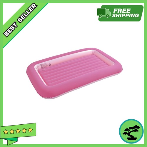 Pink kids airbed with - pink,