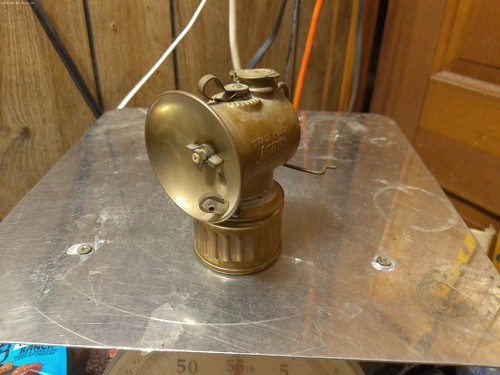 Vintage justrite brass miners - vintage,
