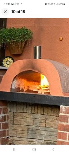 Wood fired pizza - oven, mosaic