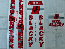 Blacky Mountain Bike Sticker