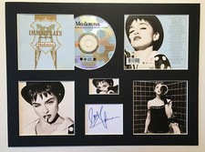 MADONNA - Signed Autographed - IMMACULATE COLLECTION - Album Display Deluxe