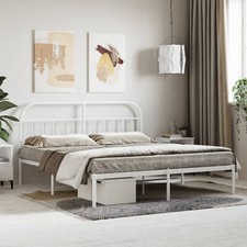 Lechnical Metal Bed Frame with