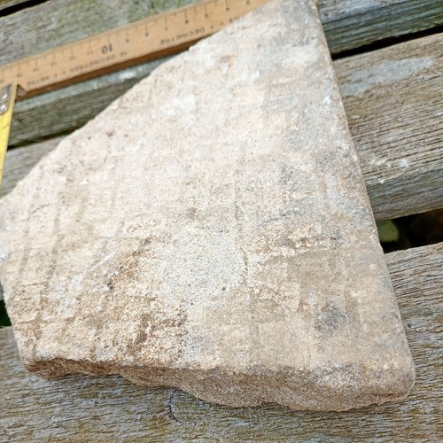 Medieval carved stone fragment - medieval,