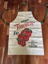 Vintage Fison’s Tomorite Oilcloth Adult Apron