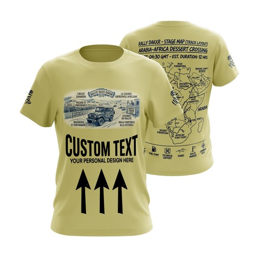Motorsport shirt rally dakar - t-shirt,