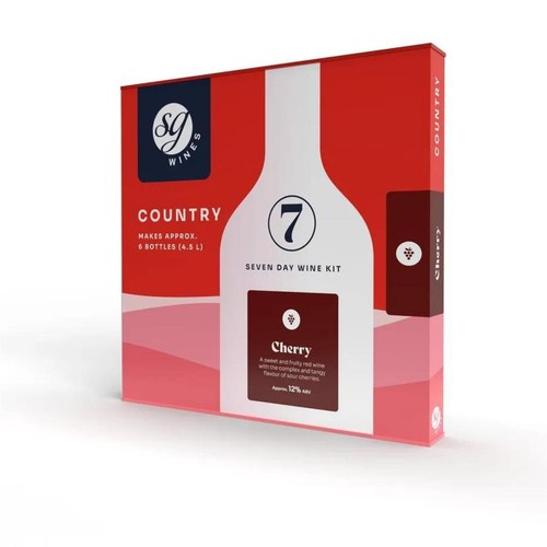 Cherry country wine making kit - cherry,