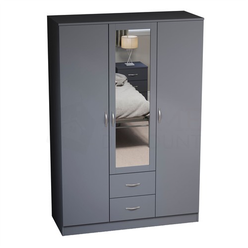 Modern wide wardrobe - modern, 3