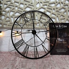 COX & COX Oversized Cut Out Clock Almost Brand New RRP £150