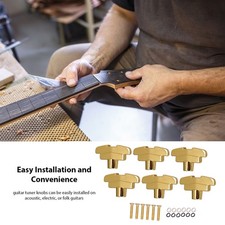 _6pcs Guitar Tuning Pegs Zinc