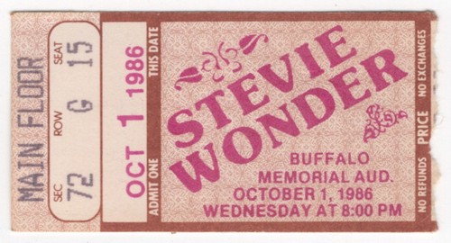 Stevie wonder 86 buffalo - wonder,