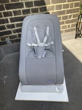 Chicco Rhythm and Sound Electronic Baby Bouncer Cool Grey Gliding Motion Music