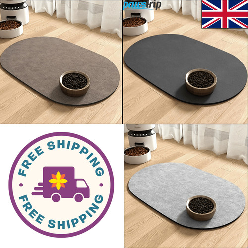 Oval pet feeding mat - oval,