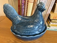 Vintage Teal Blue Ceramic