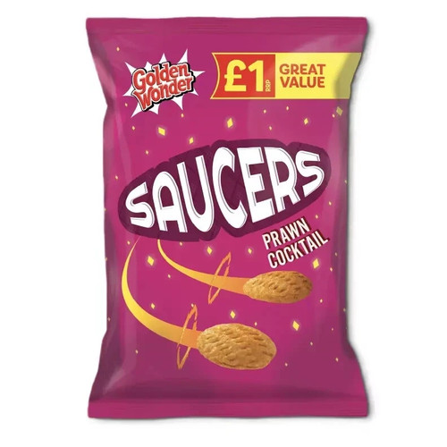 Golden wonder saucers prawn - golden,