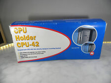 CPU UNDER DESK HOLDER Black with Adjustable straps PC TOWER DESKTOP STORE UK #SW