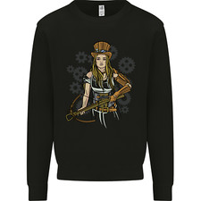 A Steampunk Woman With a