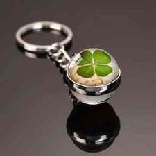 Lucky Crystal Marble Four Leaf