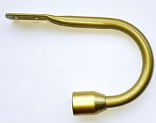 Metal Matt Gold Bar Curtain