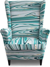 Wing Chair Slipcovers 2 Pieces